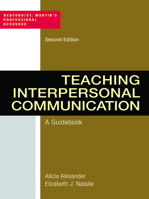 Title details for Teaching Interpersonal Communication by Alicia Alexander - Wait list